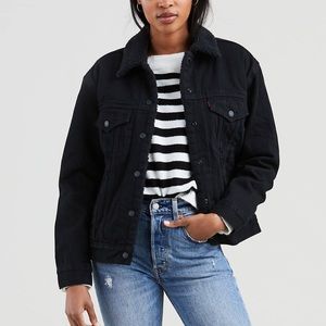 SALE🥳💥 Ex Boyfriend Sherpa Trucker Jacket